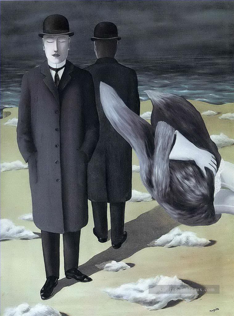 the meaning of night 1927 Rene Magritte Oil Paintings
